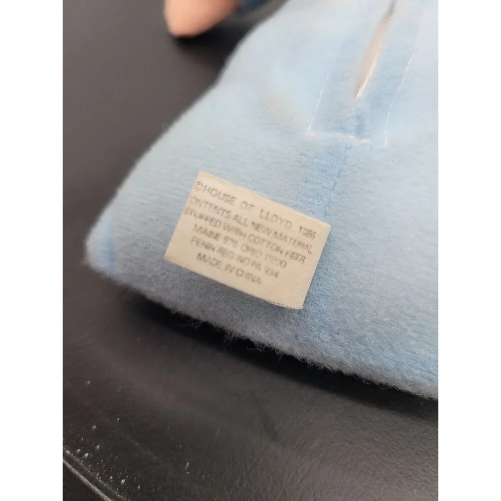 Vintage 1986 House Of Lloyd Soft Body Angel Blue Flaw Read